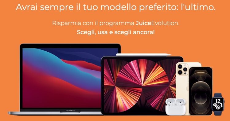 Con JuiceEvolution iPhone, iPad, Mac e Watch sono sempre nuovi