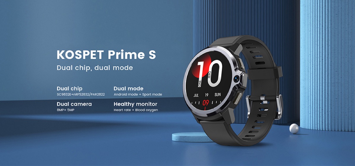 KOSPET Prime S, il primo smartwatch con doppio chip e doppia modalità a 90 euro KOSPET Prime S, il primo smartwatch con doppio chip e doppia modalità a 90 euro
