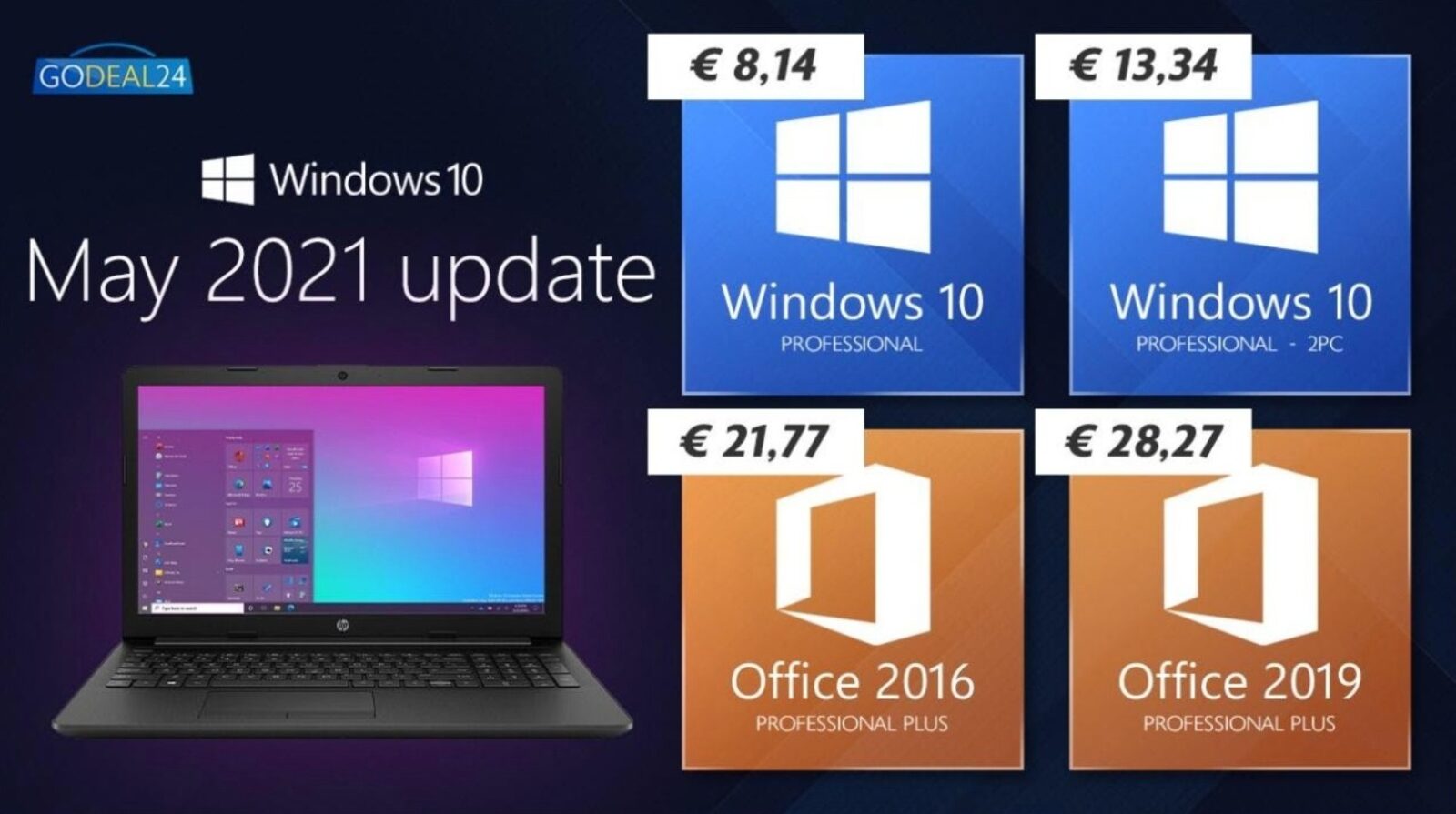 Licenza a vita Microsoft Windows 10 a 6 €, Office solo 15 €
