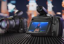 Blackmagic Pocket Cinema Camera 6K Pro con Touchscreen HDR inclinabile