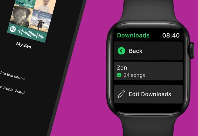 Spotify, ora download dei brani e ascolto diretto su Apple Watch