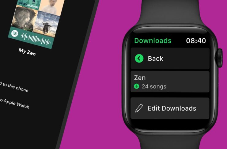 Spotify, ora download dei brani e ascolto diretto su Apple Watch