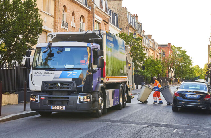 Veicoli elettrici: a Neuilly-sur-Seine la raccolta differenziata con 10 Trucks D Wide Z.E.