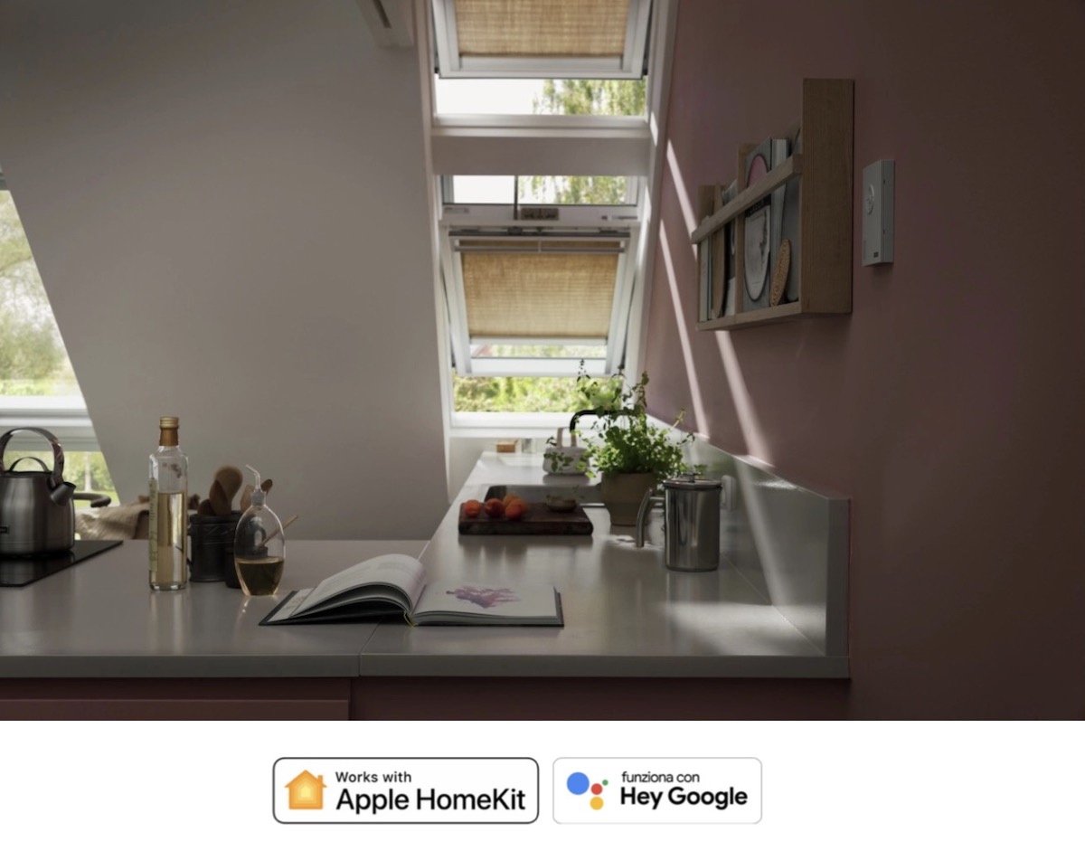 Velux App control porta le finestre su Homekit e Google e le controlla