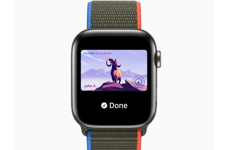 Patente e carta di identità nel Wallet di Apple Watch con watchOS 8