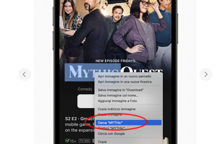 macOS Monterey, più facile copiare e incollare testi da immagini