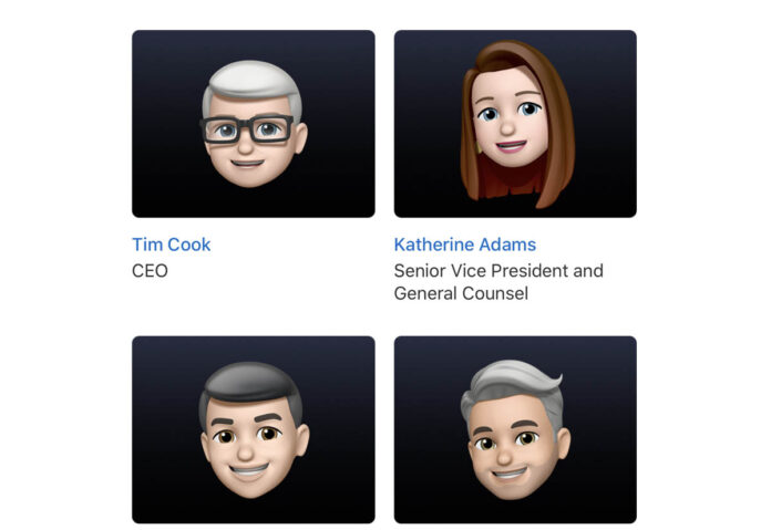 WWDC 2021, i profili dei dirigenti Apple tutti con le memoji