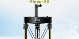 Flsun Q5, la stampante 3D auto livellamento e scheda 32bit in offerta a