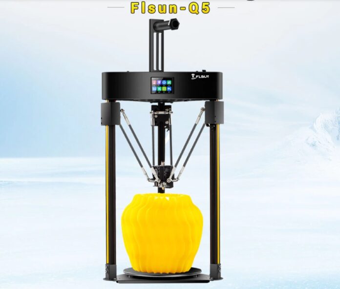 Flsun Q5, la stampante 3D auto livellamento e scheda 32bit in offerta a