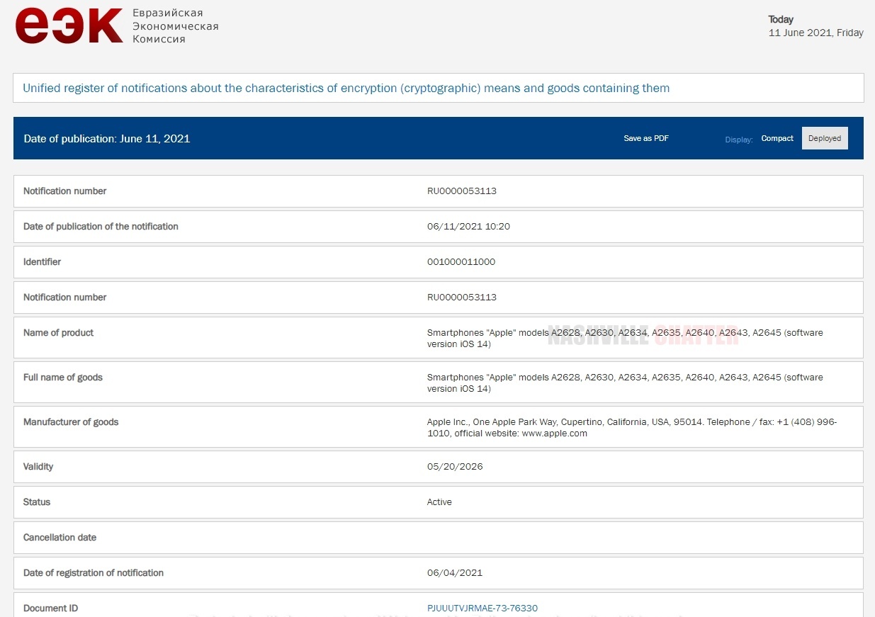 Apple ha già registrato gli iPhone 13 in arrivo a settembre Apple ha già registrato gli iPhone 13 in arrivo a settembre