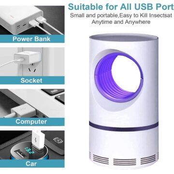 Su Amazon lampada acchiappa-zanzare USB a soli 8,98 €