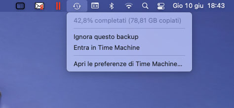 macOS Monterey più preciso nella stima del tempo di backup con Time Machine