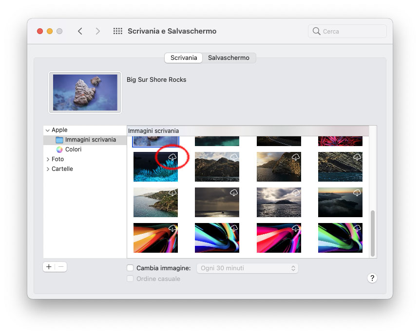 macOS Monterey, alcuni sfondi Scrivania si scaricano su richiesta macOS Monterey, alcuni sfondi Scrivania si scaricano su richiesta
