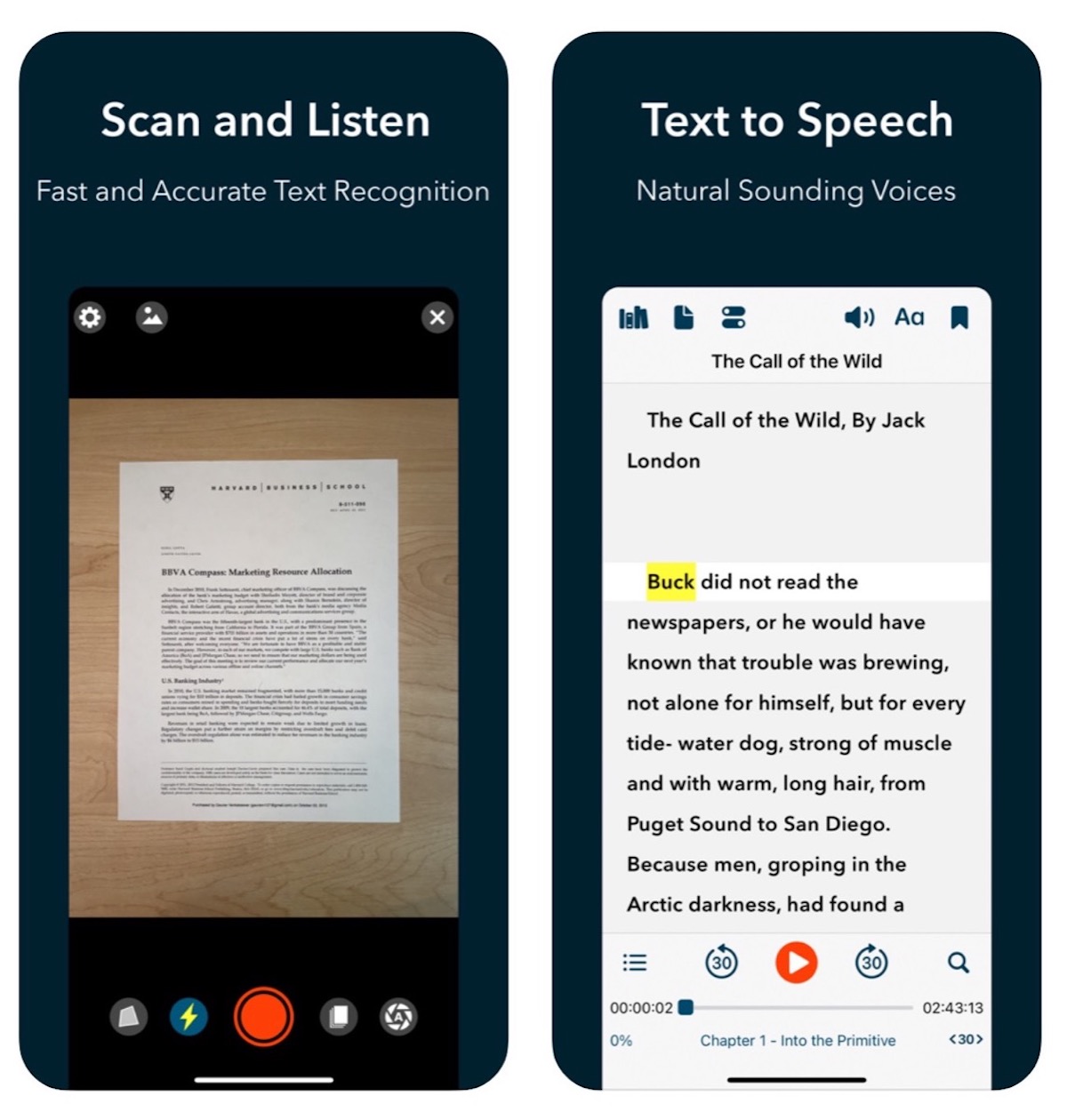 Voice Dream Reader legge articoli, documenti e libri su iPhone, iPad e Apple Watch