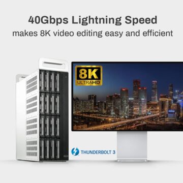 Terramaster D16 Thunderbolt 3, alloggiamento perfetto per flussi video 8K