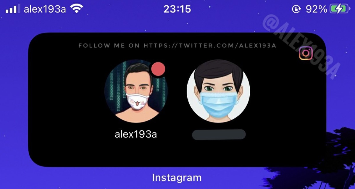 Instagram lavora al widget per cambiare account