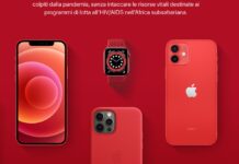 Apple collabora con (RED) contro il Covid per tutto il 2021