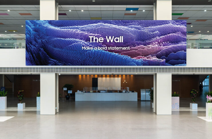Un nuovo The Wall per Samsung: display MicroLED da 1.000 pollici ancor più sottile