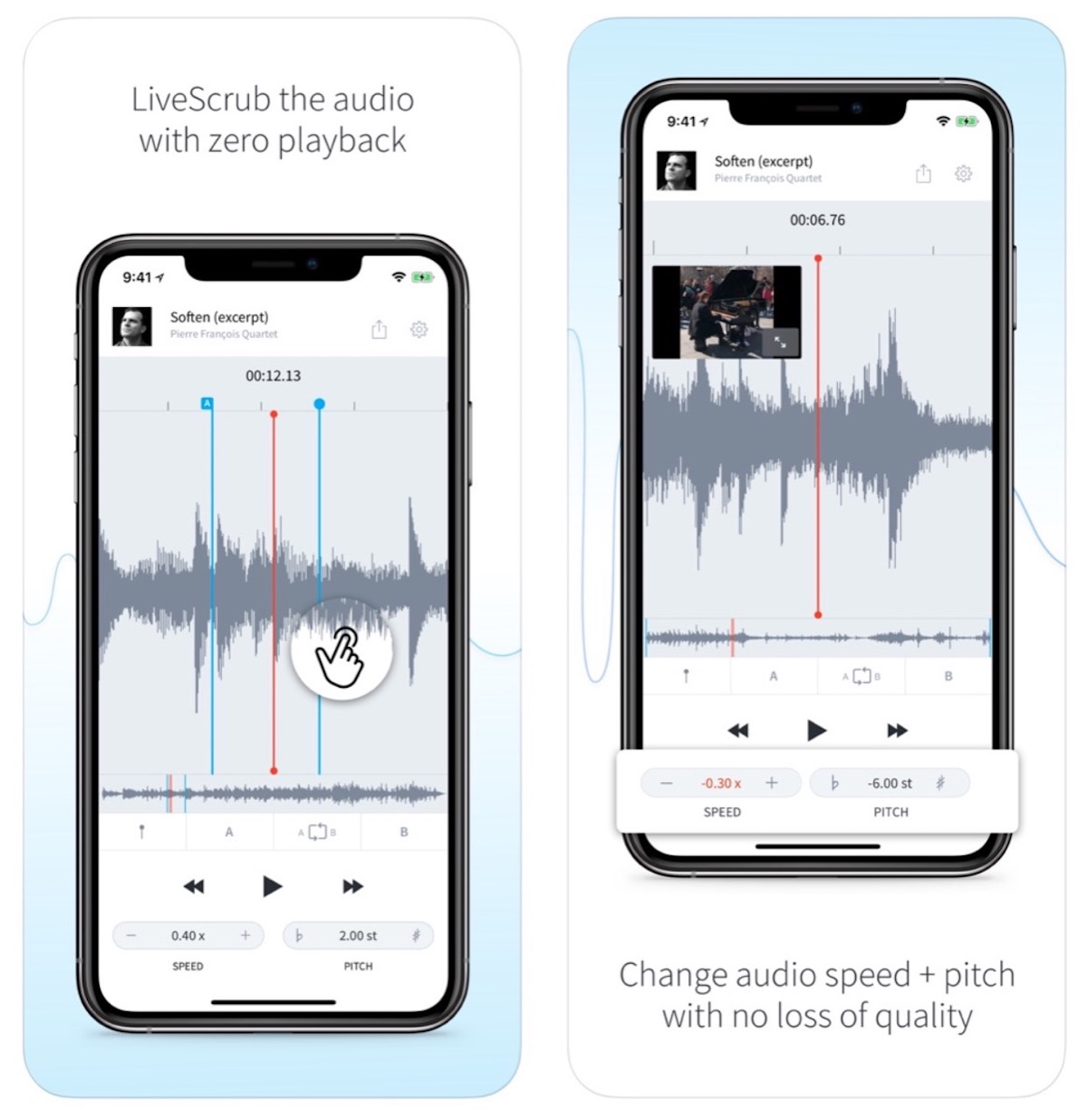 AudioStretch vi aiuta a suonare meglio con iPhone e iPad