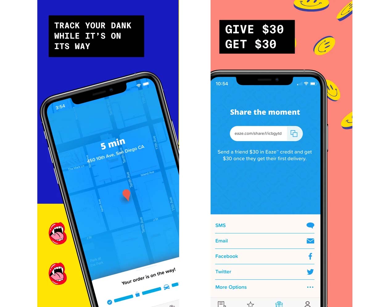 Prima app per consegna cannabis sull’App Store Prima app per consegna cannabis sull’App Store