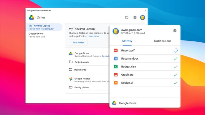 Google Drive ha una nuova app desktop per la sincronizzazione di file e foto