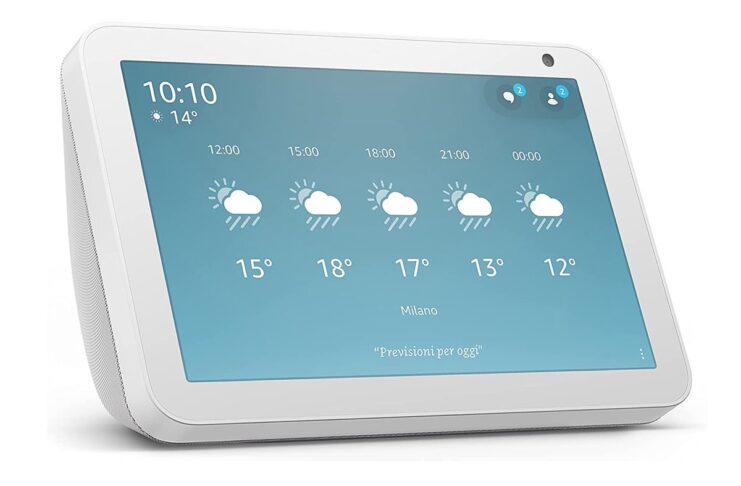 Echo Show 8 in sconto: 74,99 euro invece che 109,99 euro