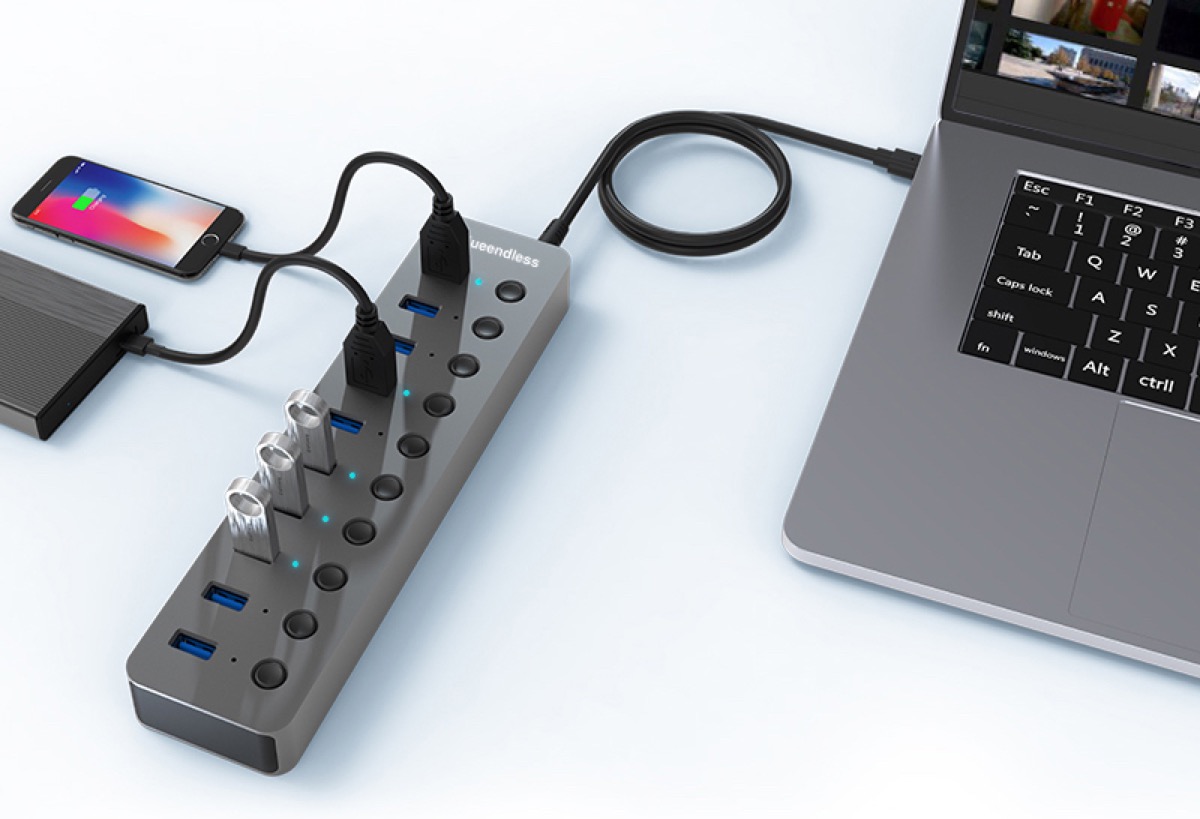 RUNFENGTE aggiunge 10 porte USB su qualsiasi Macbook a soli 40 euro