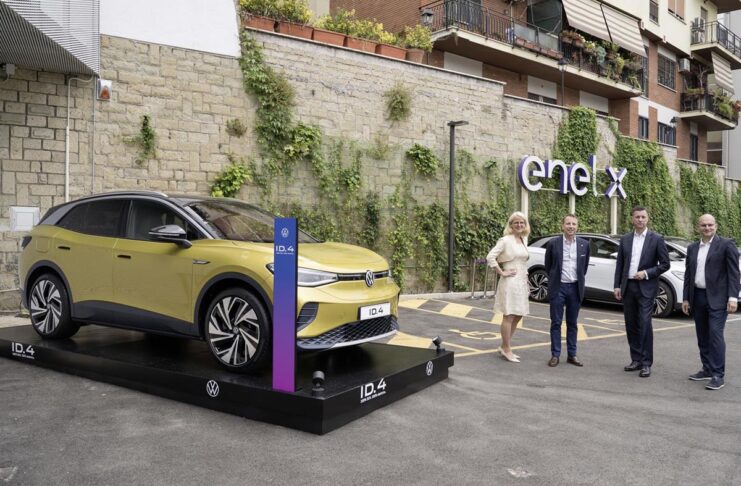 Enel X e Volkswagen insieme per la mobilità elettrica in Italia
