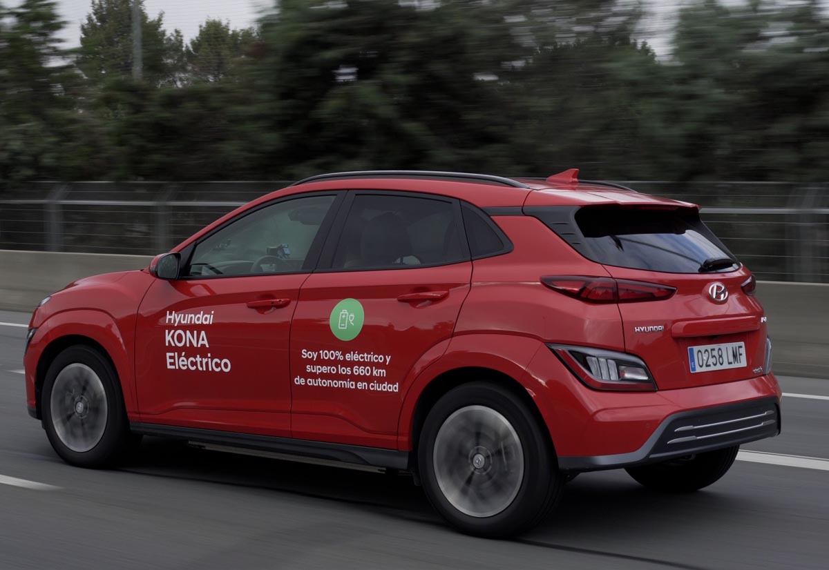 Record per Hyundai KONA Electric: 790 Km nel ciclo urbano con una sola carica Record per Hyundai KONA Electric: 790 Km nel ciclo urbano con una sola carica
