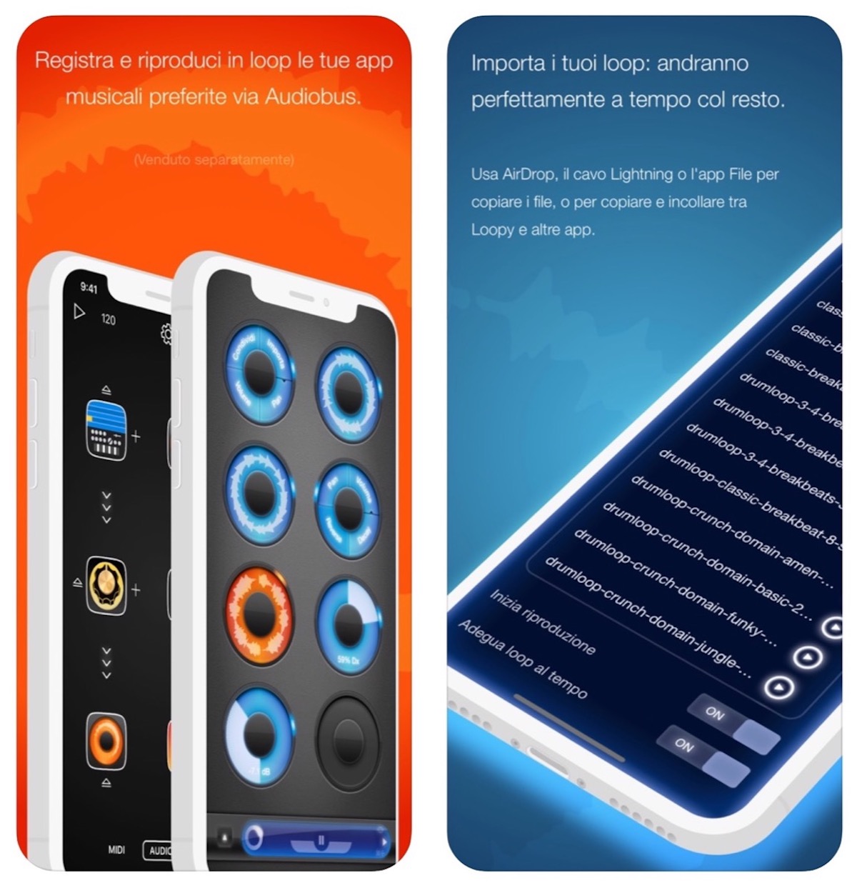 Con Loopy HD create musica da iPhone e iPad