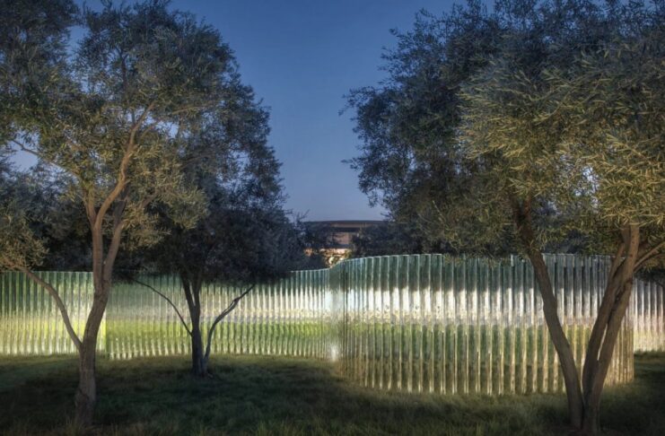 Mirage, la scultura che porta tutto il mondo ad Apple Park