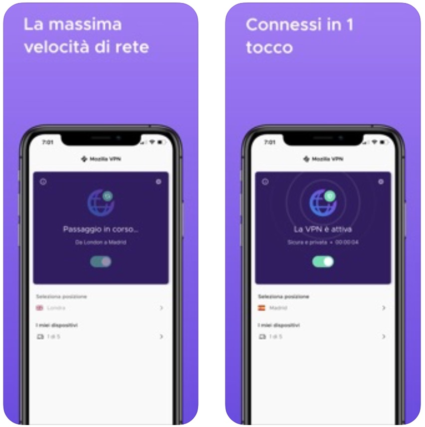 Mozilla VPN sbarca in Italia, protegge tutte le attività di rete