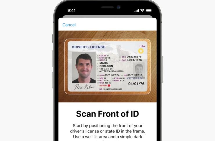 iOS 15, funzioni avanzate di riconoscimento volti per memorizzare patente e carta d’identità