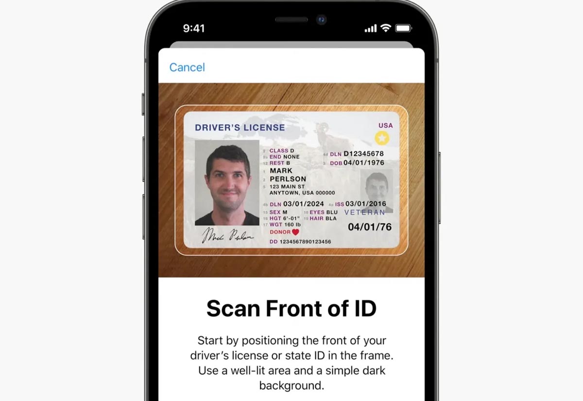 iOS 15, funzioni avanzate di riconoscimento volti per memorizzare patente e carta d’identità