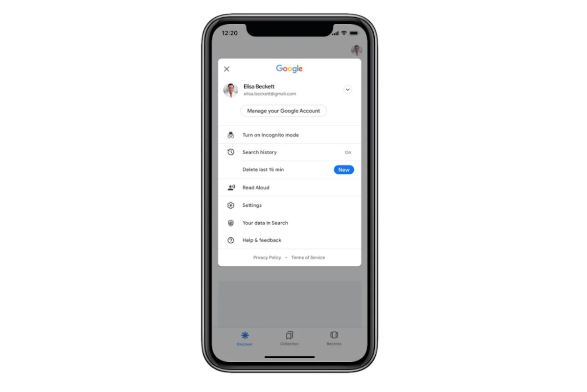 Google, arriva il tasto per eliminare 15 minuti di cronologia