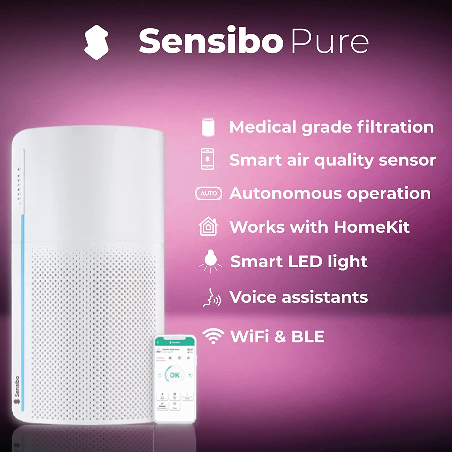 purificatore sensibo homekit 3