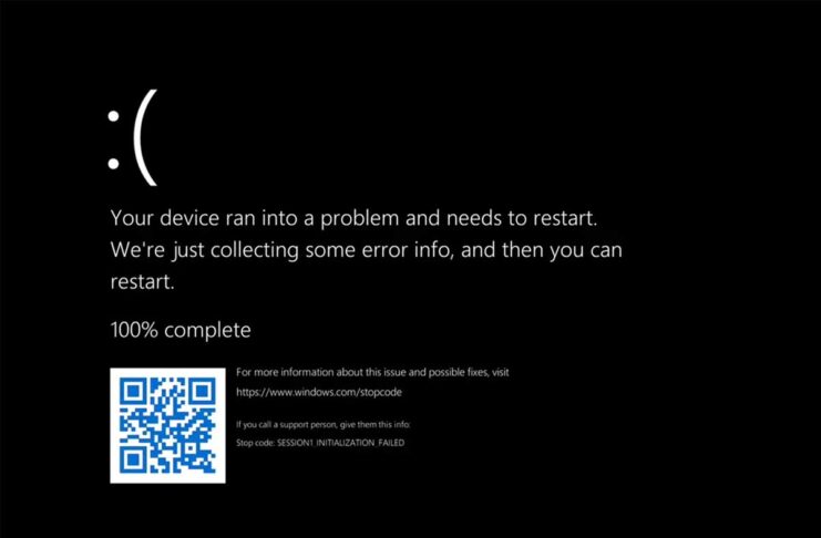 Winodws 11, la schermata blu di errore sarà nera