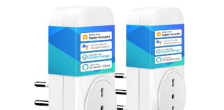 Due prese smart doppie compatibili HomeKit: meno di 10 Euro l’una