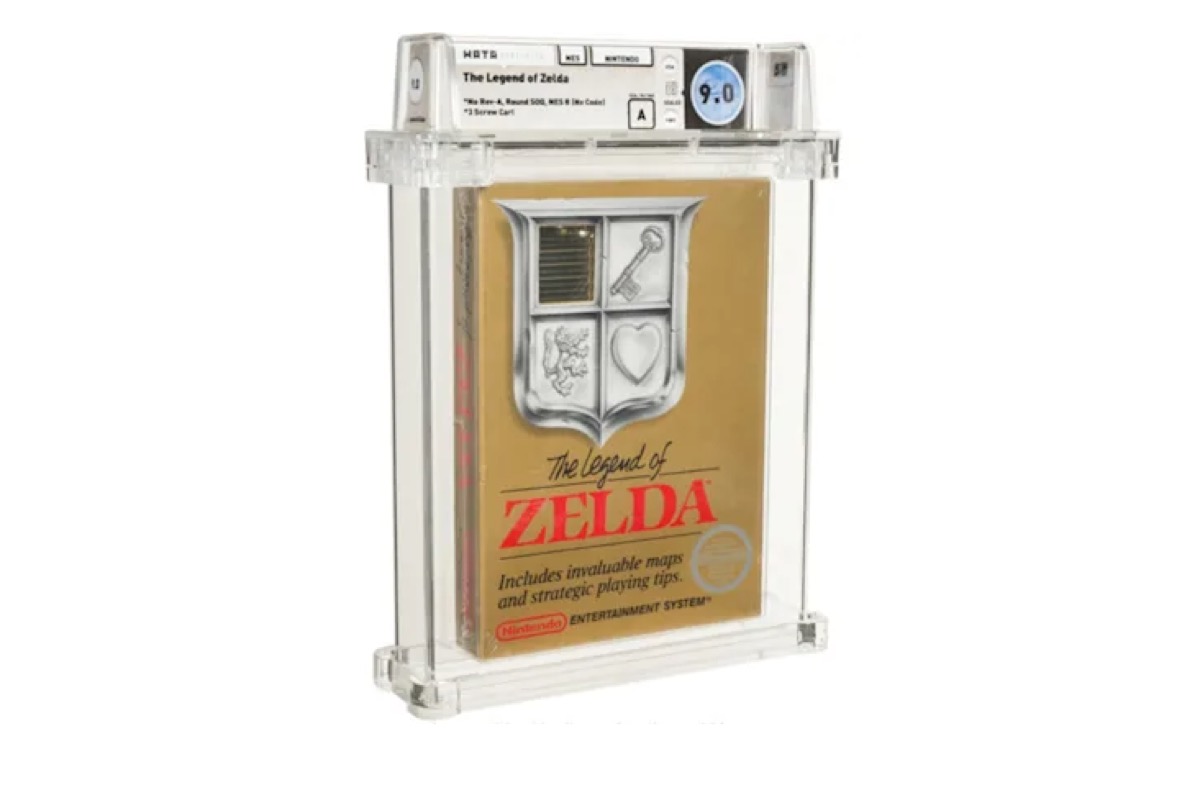 Una primissima copia di The Legend of Zelda venduta per a 870.000 dollari