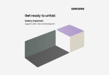 L’11 agosto l’evento Samsung Galaxy Unpacked