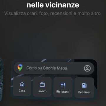 Google Maps per iPhone ora con widget per la schermata Home