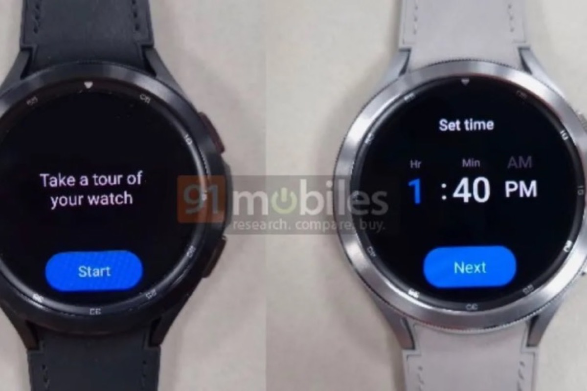 Galaxy Watch 4 si mostra in foto insieme al nuovo sistema operativo di Google