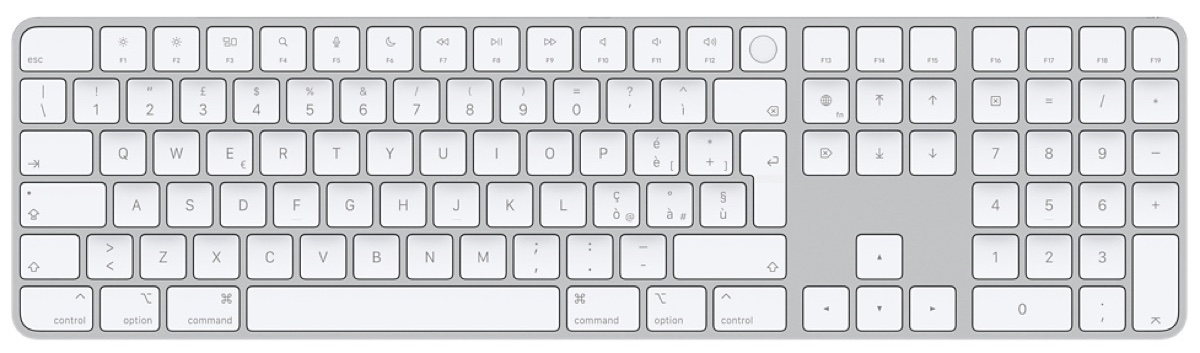 Apple vende la nuova tastiera Magic Keyboard con Touch ID