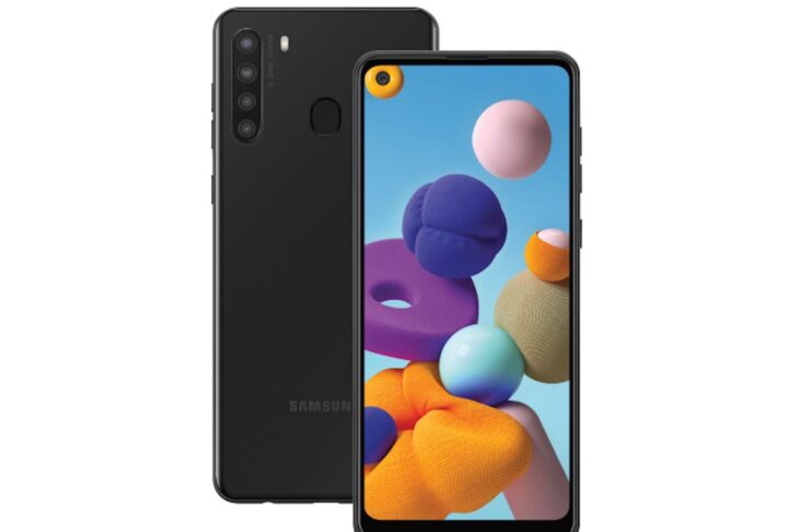 Un Samsung Galaxy A21 ha preso fuoco su un aereo