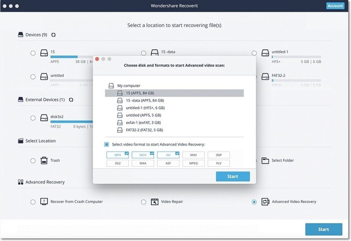 Come recuperare i dati da Mac con Wondershare Recoverit