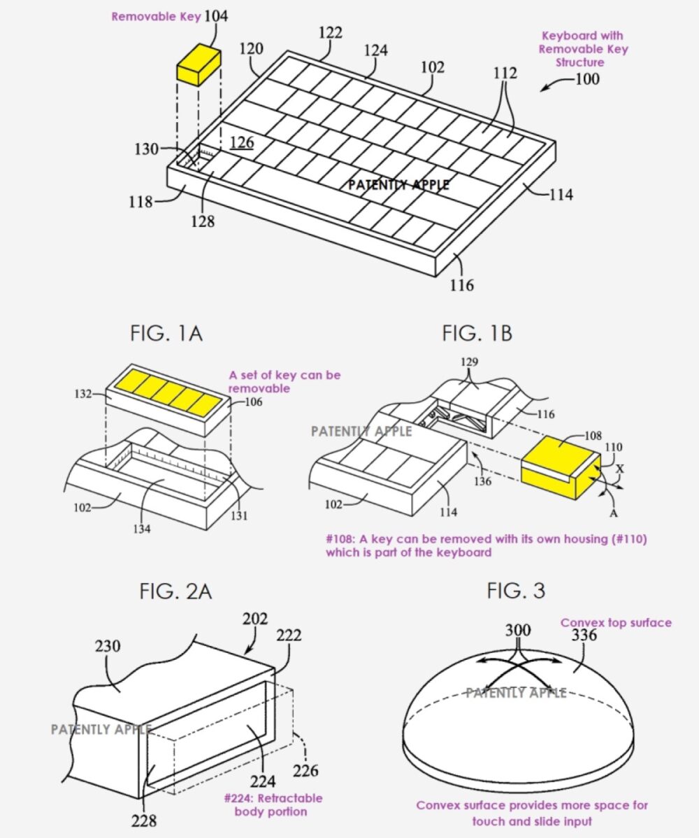 Apple brevetta il tasto rimovibile che diventa mouse