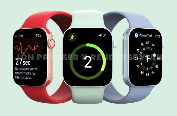 Dimensioni Apple Watch 7, potrebbe essere da 41 e 45 mm