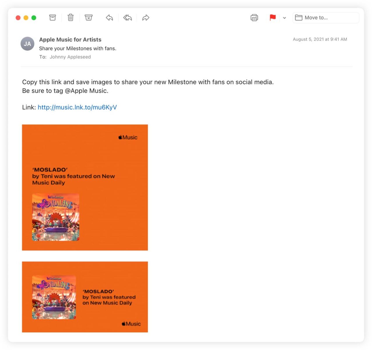 Apple Music, “Shareable Milestones” è una nuova funzionalità per gli artisti