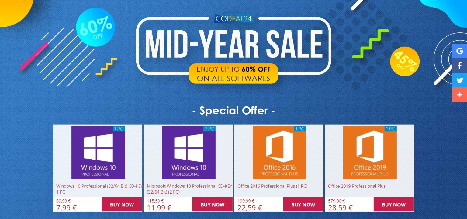 Windows 10 costa solo 6€, Office solo 15€: offerte da non perdere