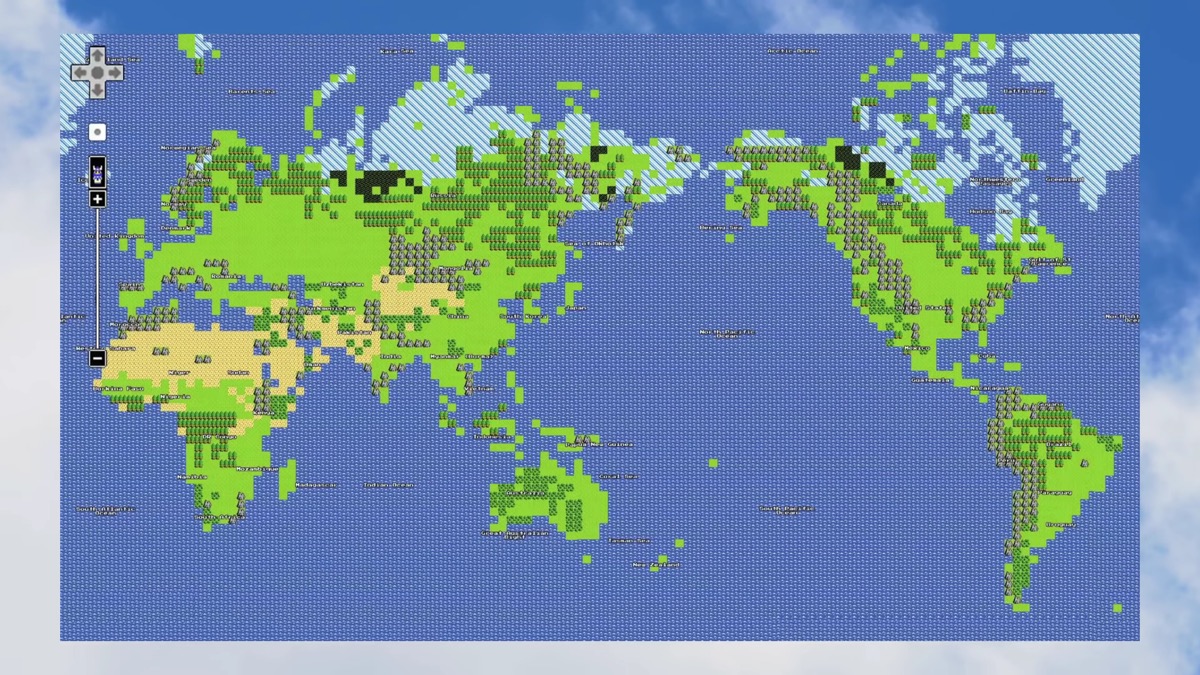 Adesso è vero, Google Maps è su NES 8 bit